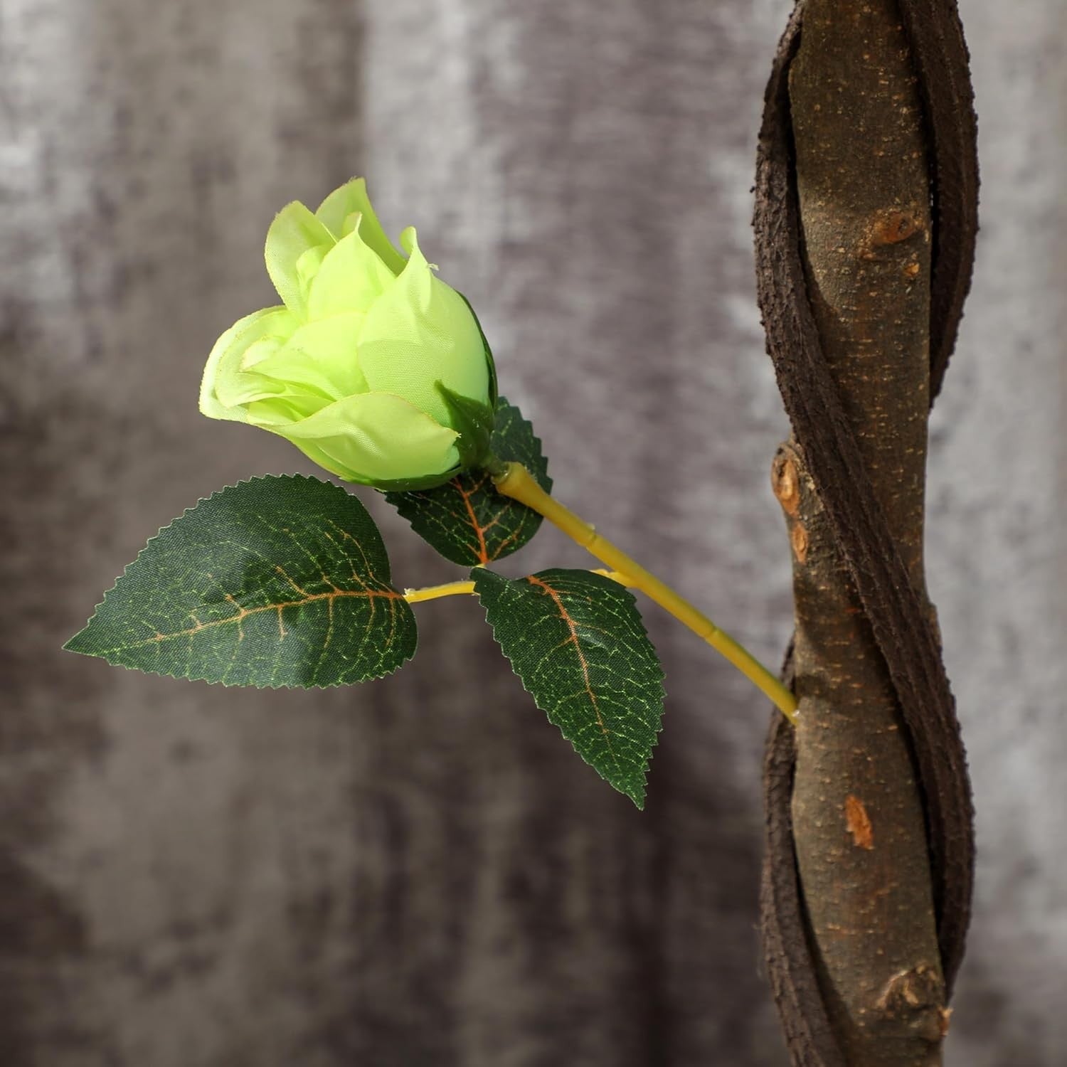 Set of 2 Artificial Rose Trees 90cm Green Faux Flower Plants Home Garden Decor