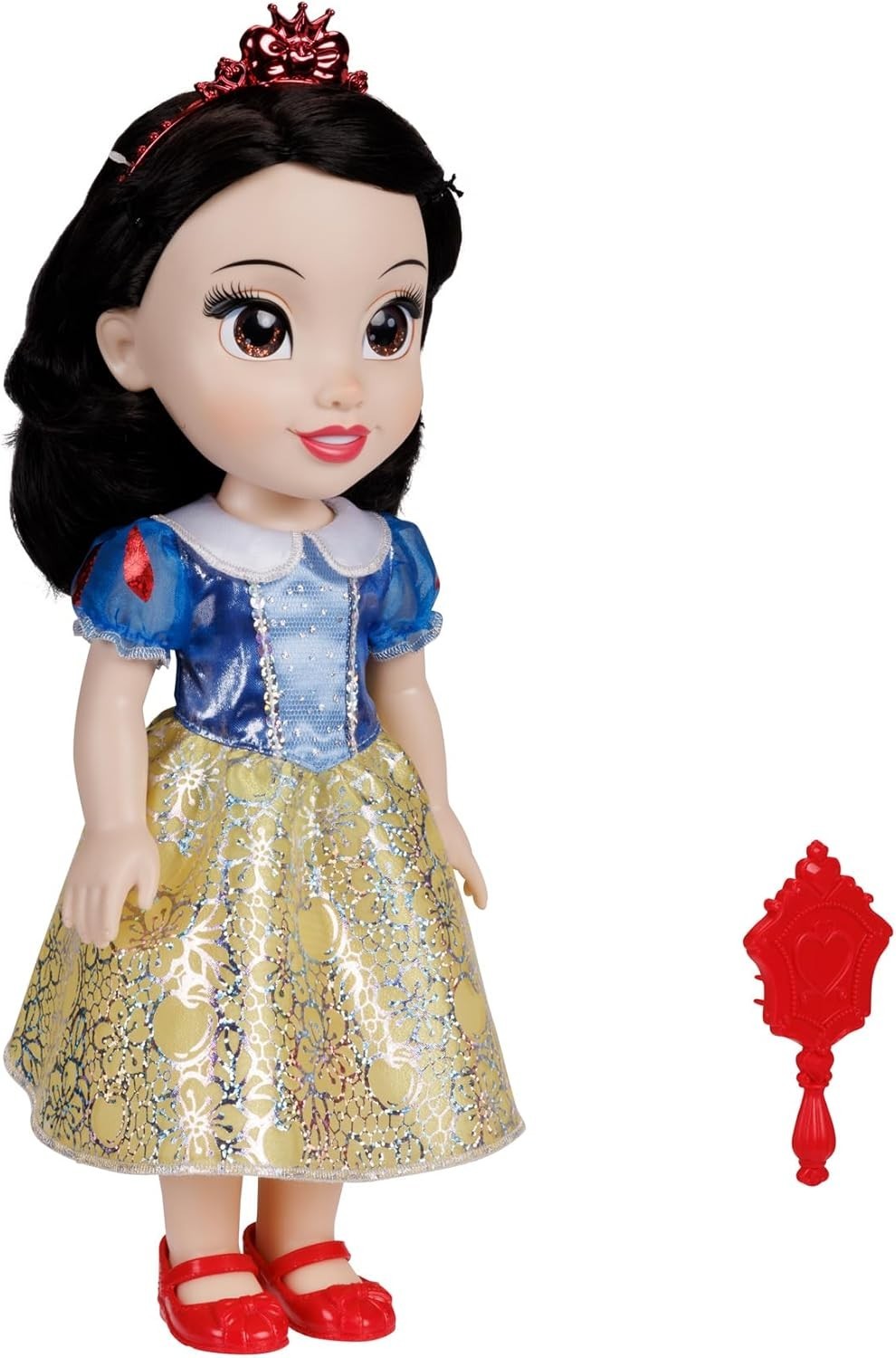 14in Princess Fashion Doll Glitter Eyes Shimmery Dress Tiara Brush