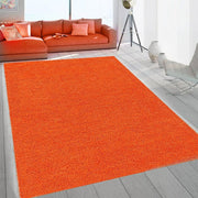 Extra Large Shaggy Rug 160x230cm 5cm Thick Soft High Pile Orange Carpet