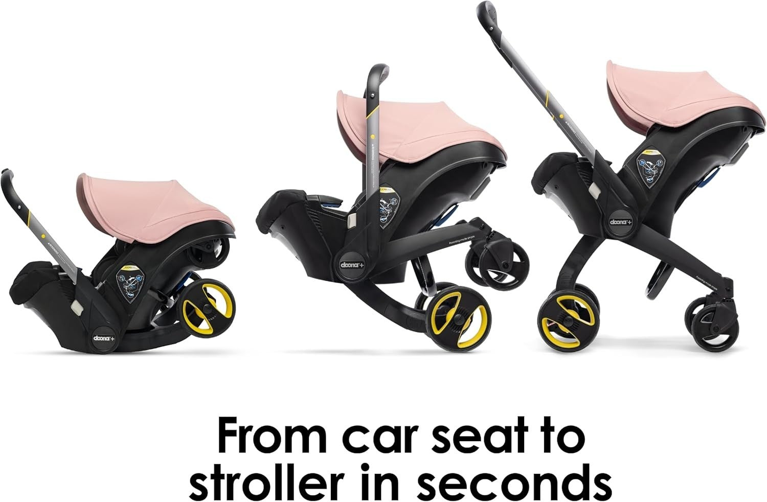 Convertible Baby Car Seat Stroller 0+ Rear Facing 5 Point Harness
