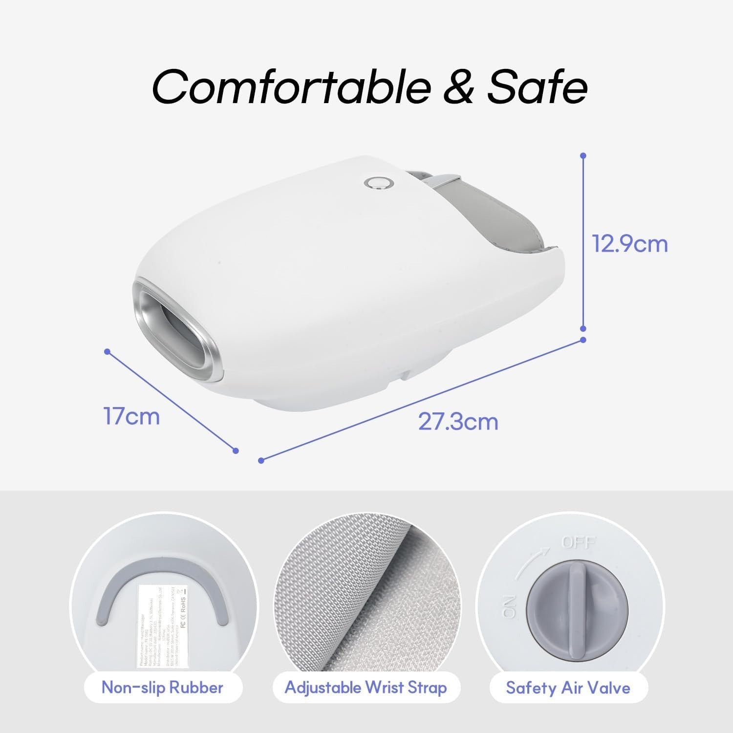 Hand Massager Heat Cold Compression for Arthritis Carpal Tunnel Relief