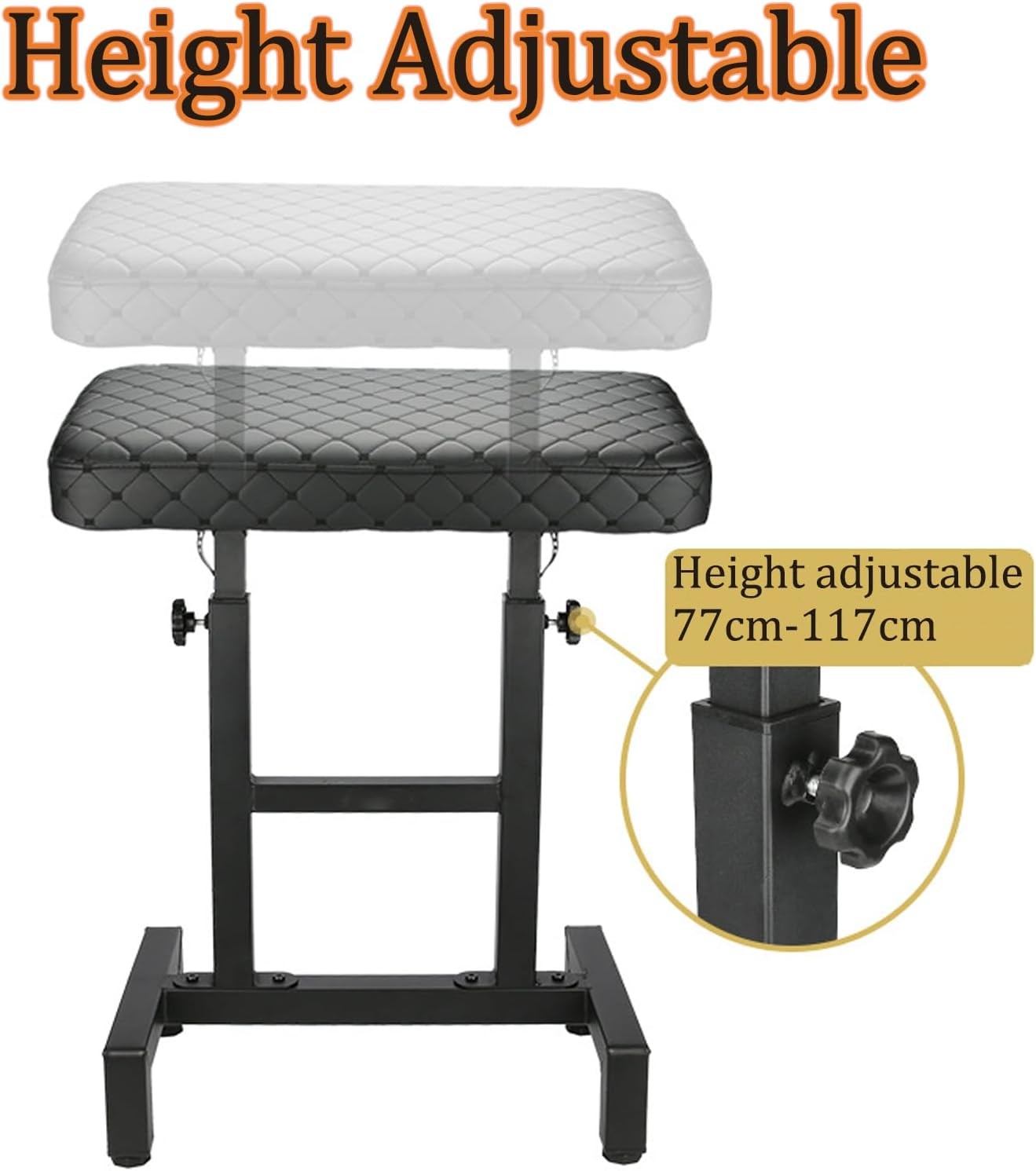 Tattoo Arm Rest Stand Adjustable Arm Support with Tray Professional Studio