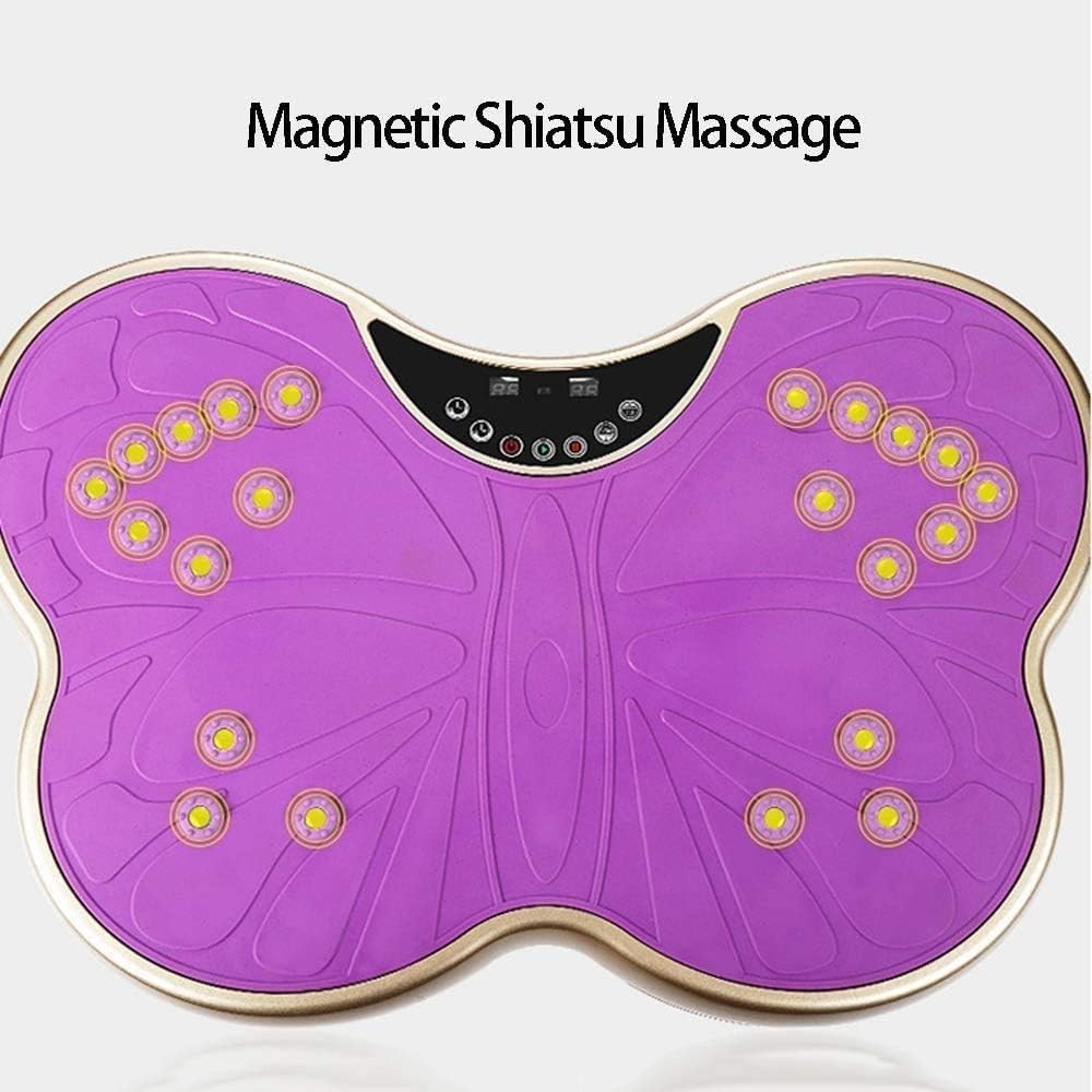 Ultra Thin Vibration Plate Fitness Trainer Magnetic Massage Home