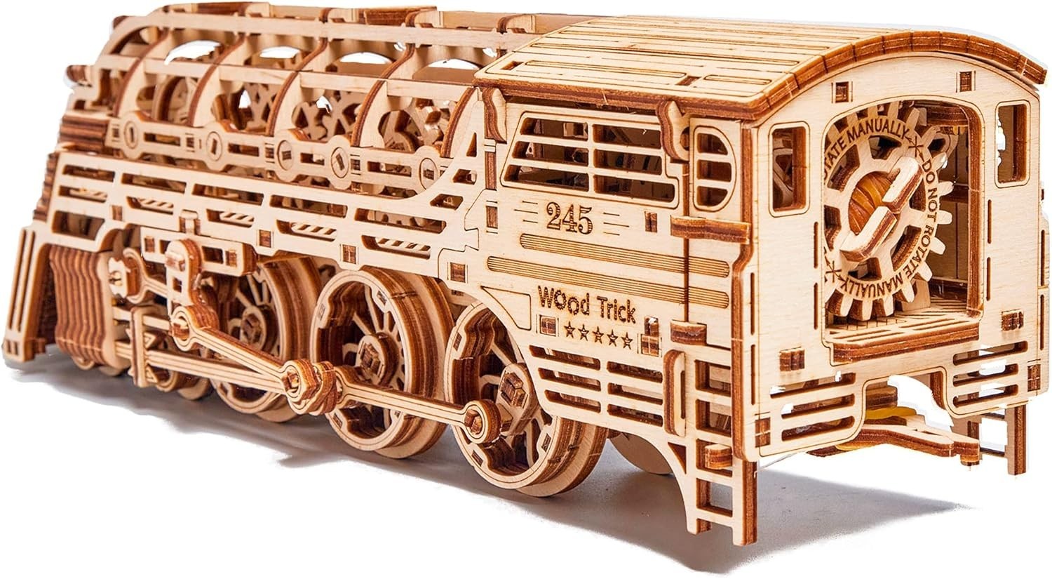 3D Wooden Wine Barrel Truck Puzzle Kit – DIY Mechanical Model, 278 PCS