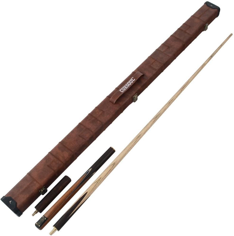 Professional 57in Snooker Cue 18oz 9.5mm Tip 3/4 Joint Case