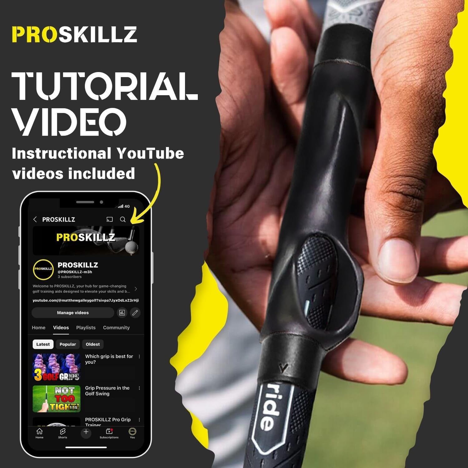30 Minute Online Golf Lesson + Smart Training Ball 1-1 PGA Coaching