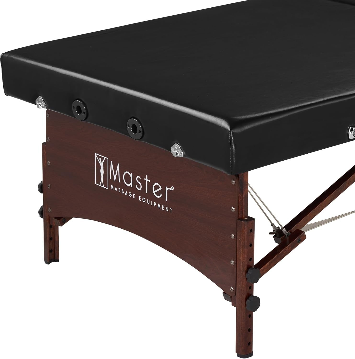85cm Low-Height Extra-Wide Massage Table | Canoga Thai Yoga Rehab Bed Black