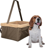 Dog Car Booster Seat Elevated Pet Travel Seat Safety Harness Medium Dog