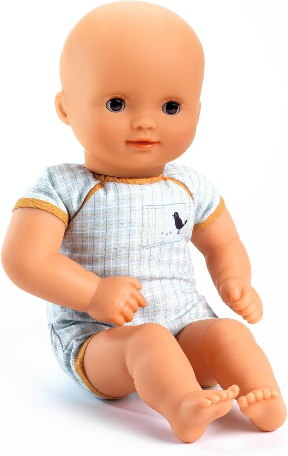 32cm Soft Baby Doll Sleepy Eyes Vinyl Body Lightweight First Doll Toddler