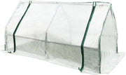 Small Garden Polytunnel Greenhouse Grow Tent with Mesh Cover 120x60x60cm