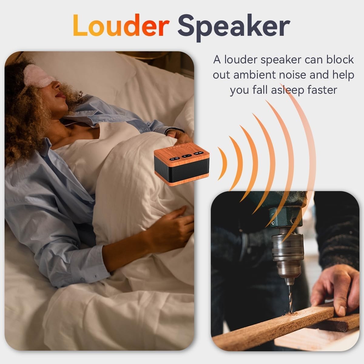 White Noise Sound Machine 30 Soothing Sounds 36 Volume Travel Sleep