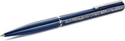 Blue Crystal Ballpoint Pen Black Ink Gift Pouch 14.3cm
