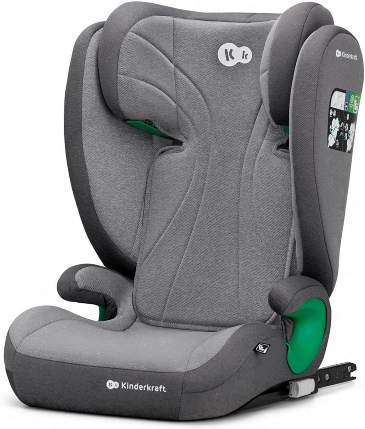 i-Size Highback Booster Car Seat ISOFIX 100–150cm Adjustable 4–12Y