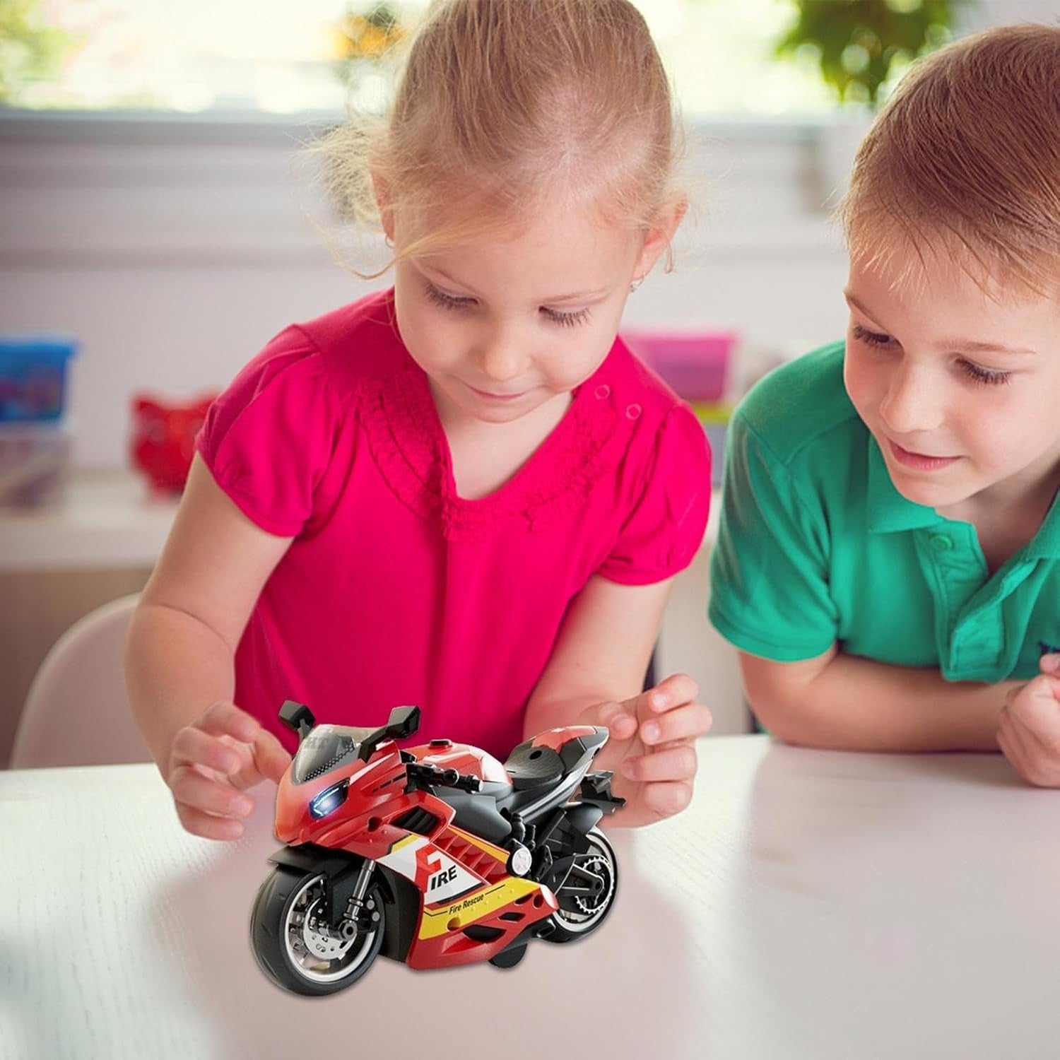 Electric Kids Motorcycle Toy with Sound, Light, & Easy Ride - Safe Fun for Toddl