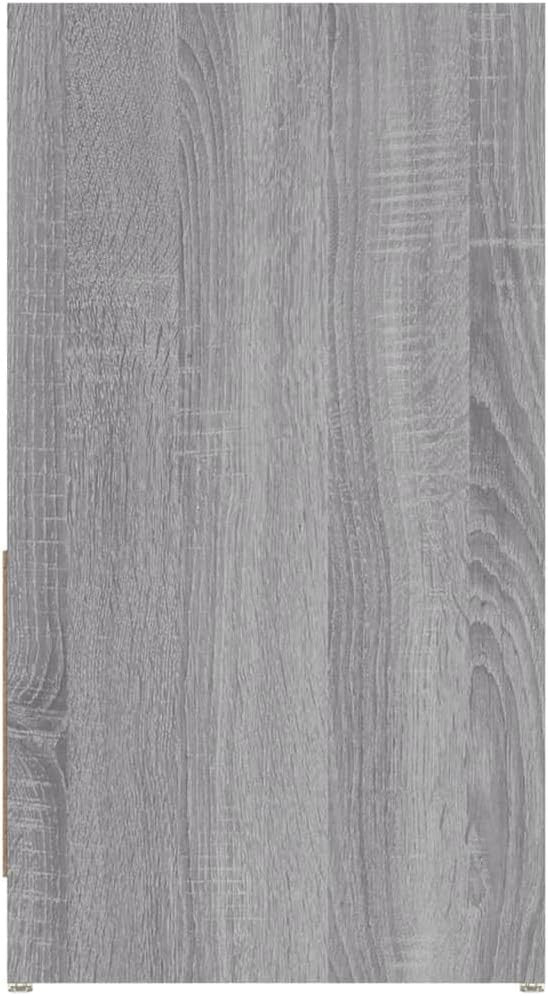 Grey Oak Bathroom Sink Cabinet – 2 Door Under Sink Storage Unit 60x61cm