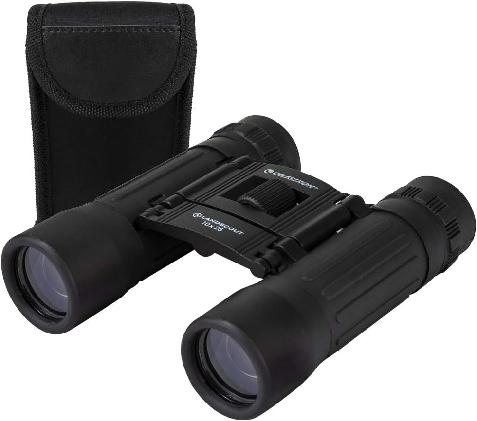 10x25 Compact Binoculars Waterproof K9 Optics Wide View Travel Birdwatching