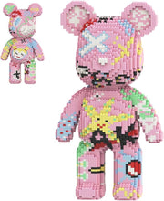 Pink Bear Building Block Set 5600 Pcs | Creative Home Decor & Kids Gift