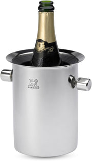 Stainless Steel Wine Cooler Ice Bucket Thermal Chiller No Ice Required 19cm