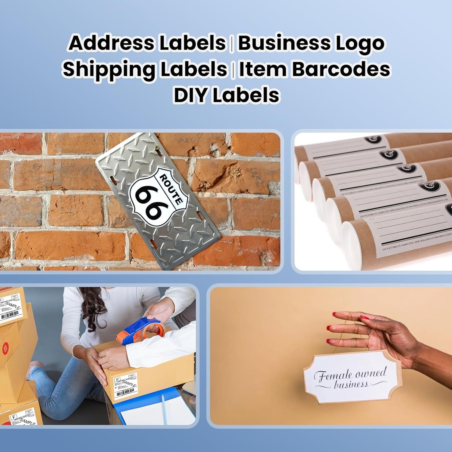 4x6 Bluetooth Thermal Label Printer Shipping Postage