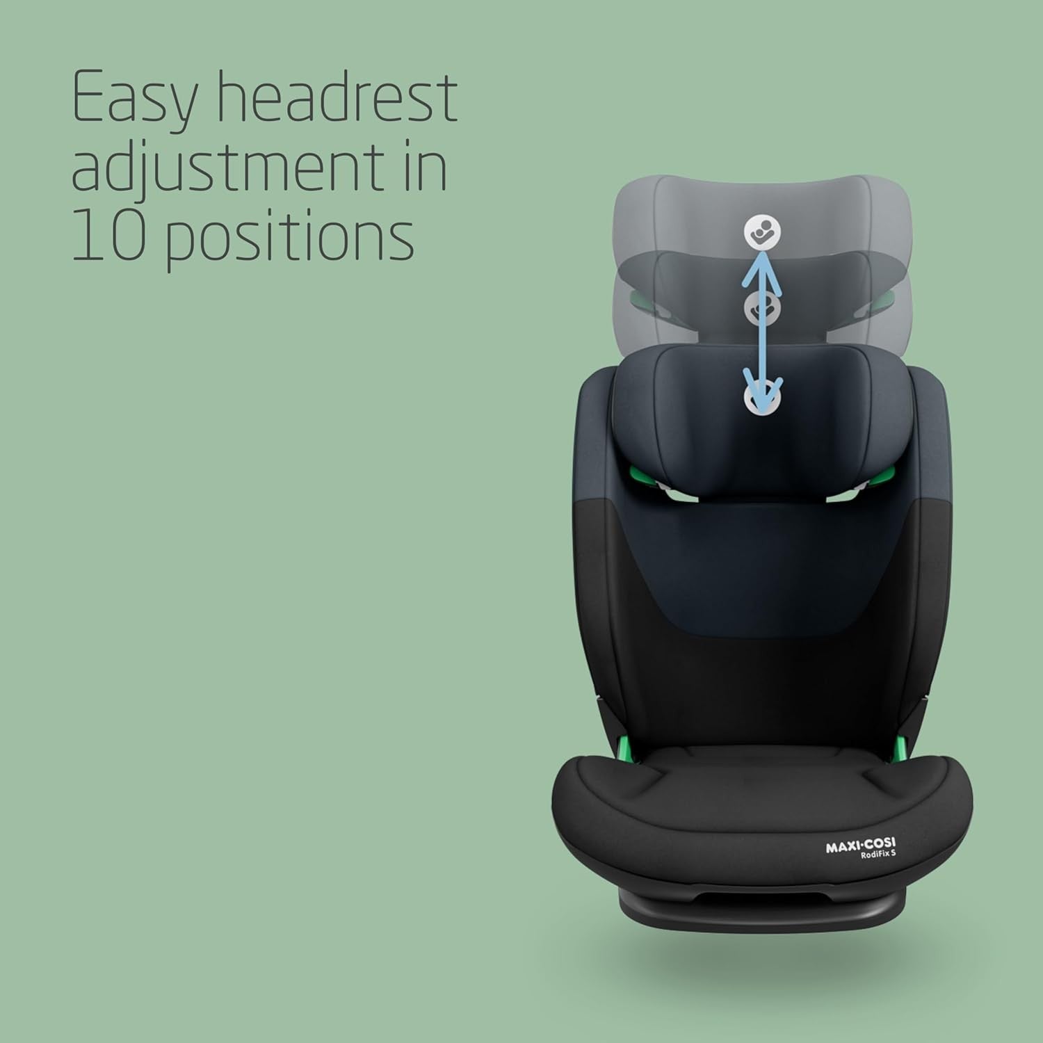 i-Size ISOFIX High Back Booster Seat 100–150cm Adjustable Side Impact