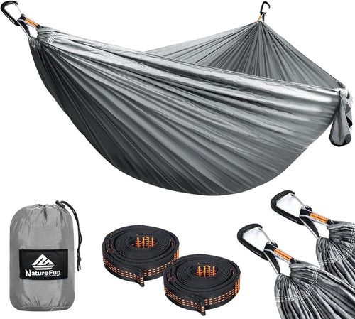 Ultra-Light Camping Hammock 300kg Load, Breathable Nylon, Quick-Dry, Outdoor