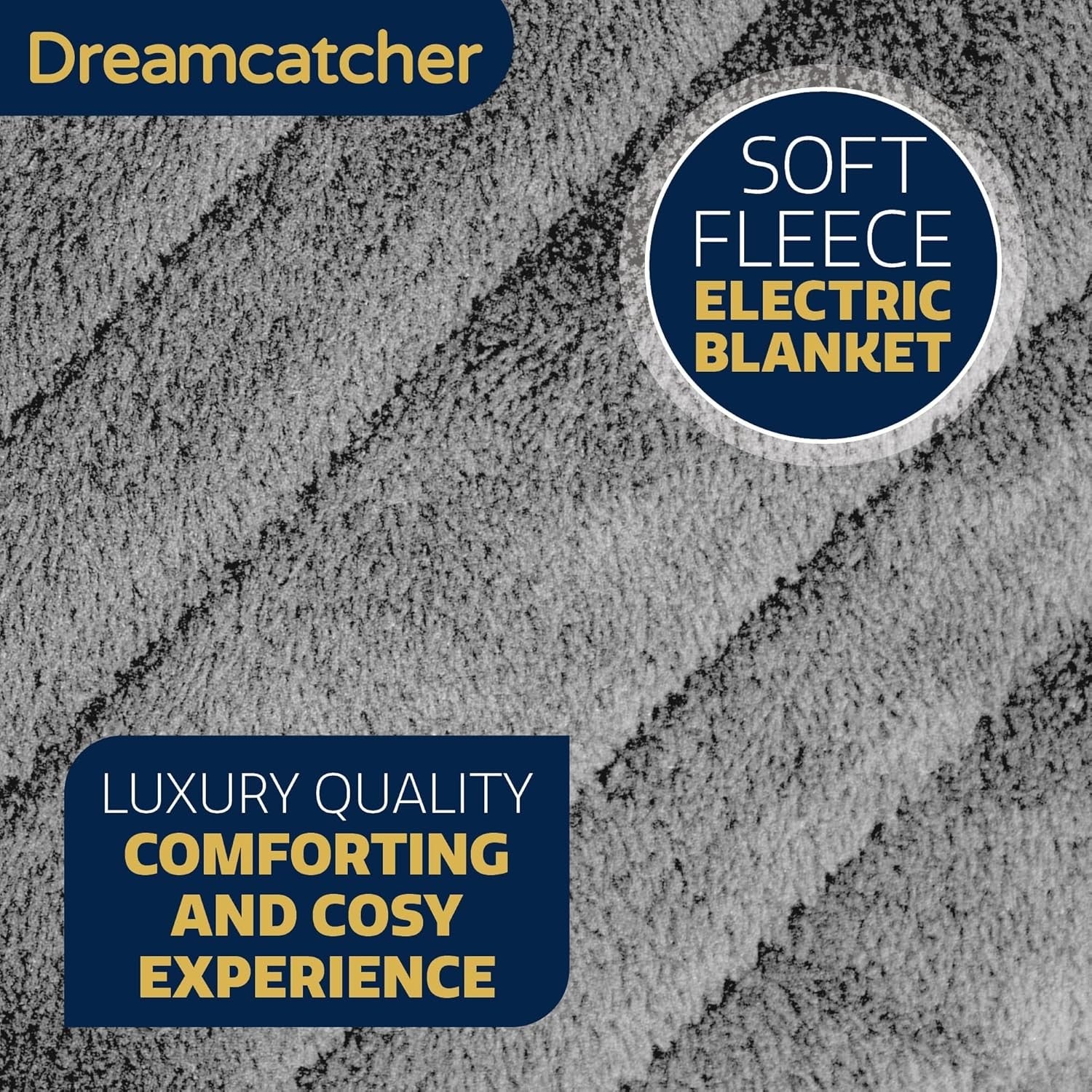 Electric Heated Throw Blanket 160x120cm Soft Fleece 9 Timer