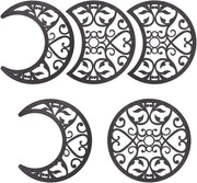 Moon Phase Wall Decor Wooden Boho Luxury Hanging Art