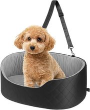 Elevated Dog Car Bed Seat Washable Pet Travel Booster Up To 35lbs