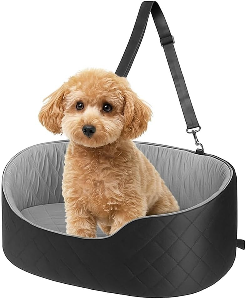 Elevated Dog Car Bed Seat Washable Pet Travel Booster Up To 35lbs