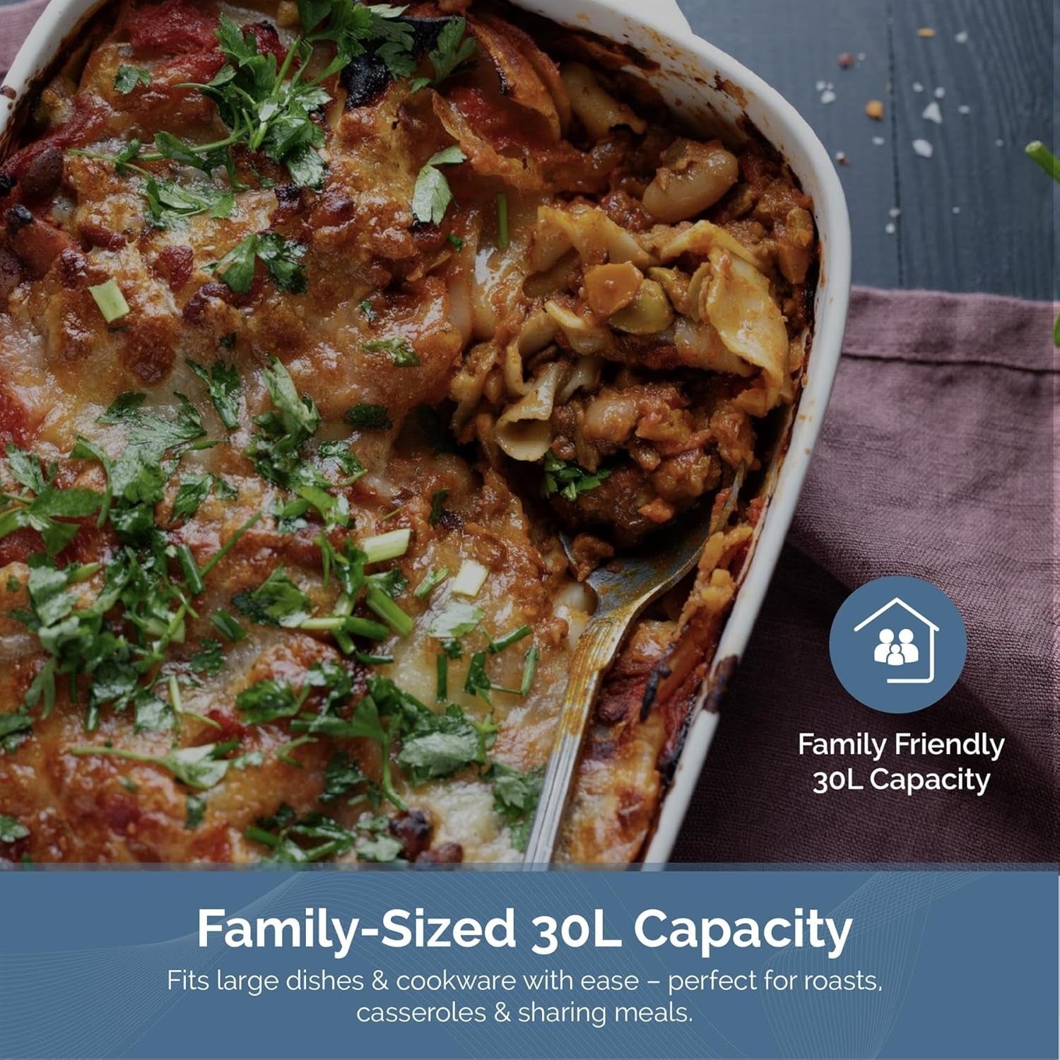 30L 900W Combination Microwave Oven with Grill & Convection Mode