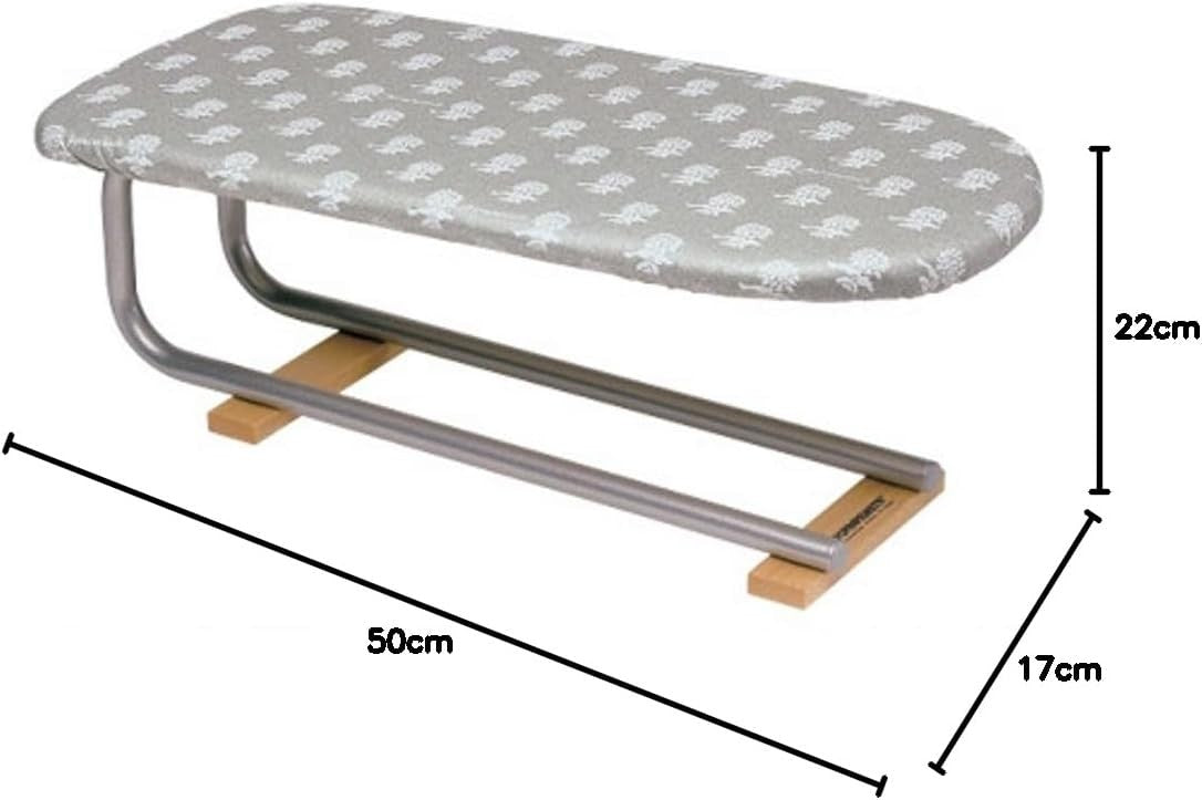 Mini Ironing Board for Skirts Compact Tabletop Space Saver Natural Finish