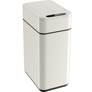 9L Touchless Bathroom Bin Sensor Butterfly Lid Soft Close White