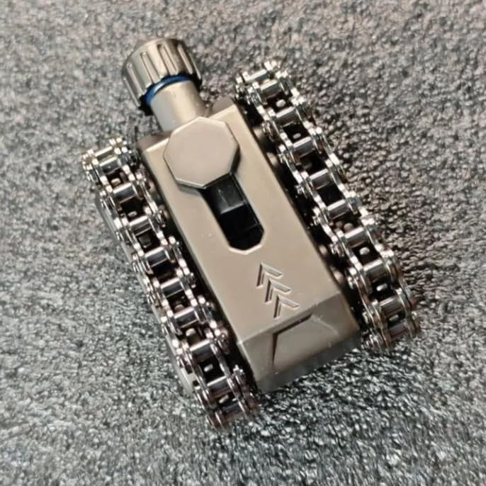 Tank Gyro Fidget Spinner Metal Chain Stress Relief EDC Desk