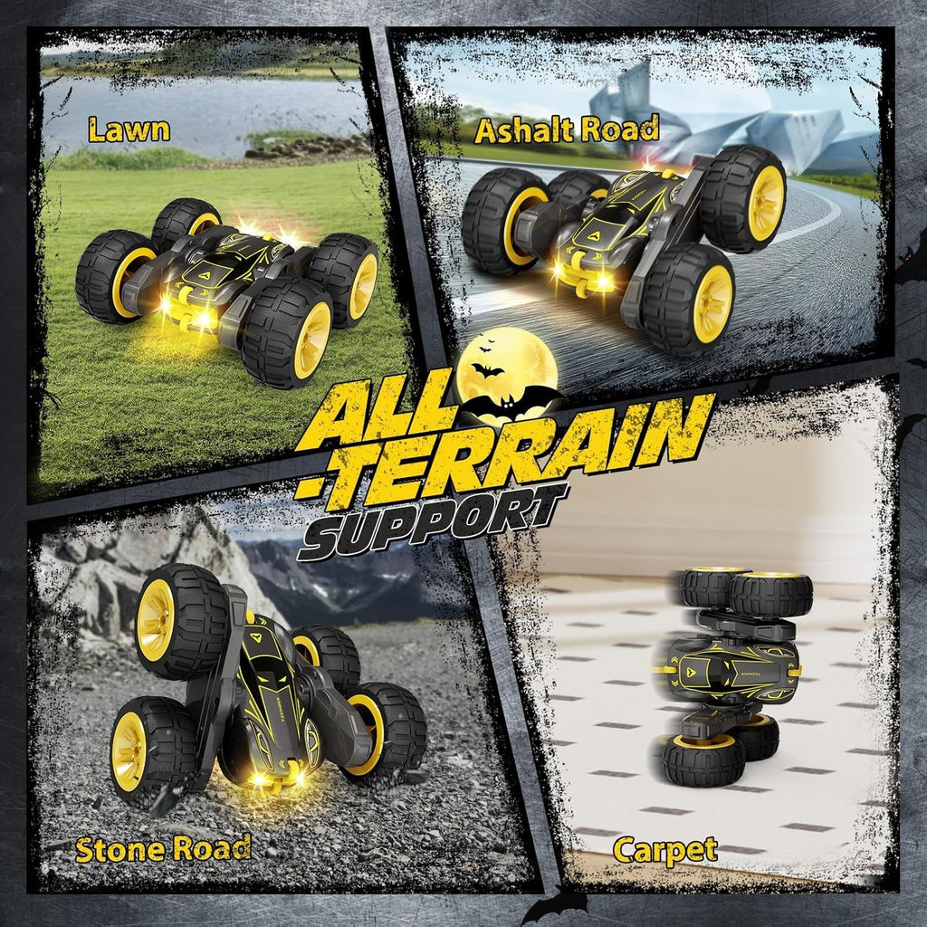 360° Flip RC Stunt Car for Kids 3-12 | Durable Off-Road Monster Truck