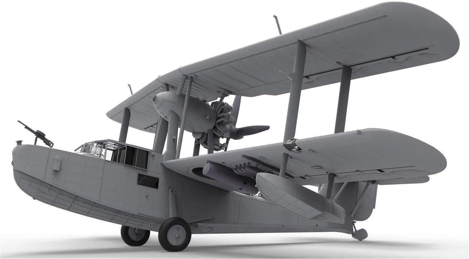 1:48 Scale Supermarine Walrus Model Kit | RAF Rescue Aircraft DIY Set