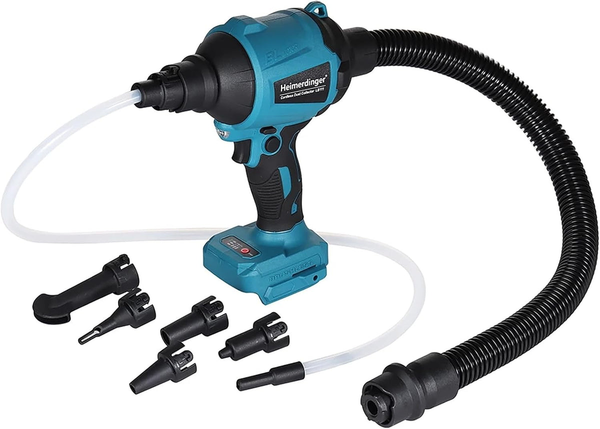 Cordless Blower Inflator 18V Brushless Dust Cleaner 3 Speed Handheld Tool