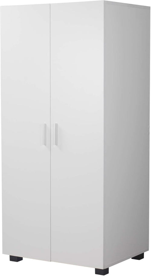 Kids 3-Piece Bedroom Set with Wardrobe, Chest & Bedside Table, White