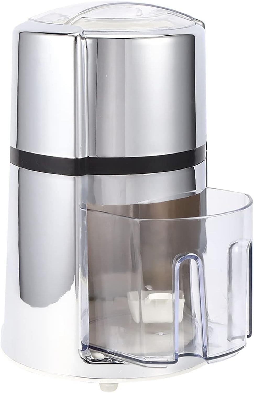 Manual Ice Crusher Stainless Steel Hand Crank Slush Maker Compact Design