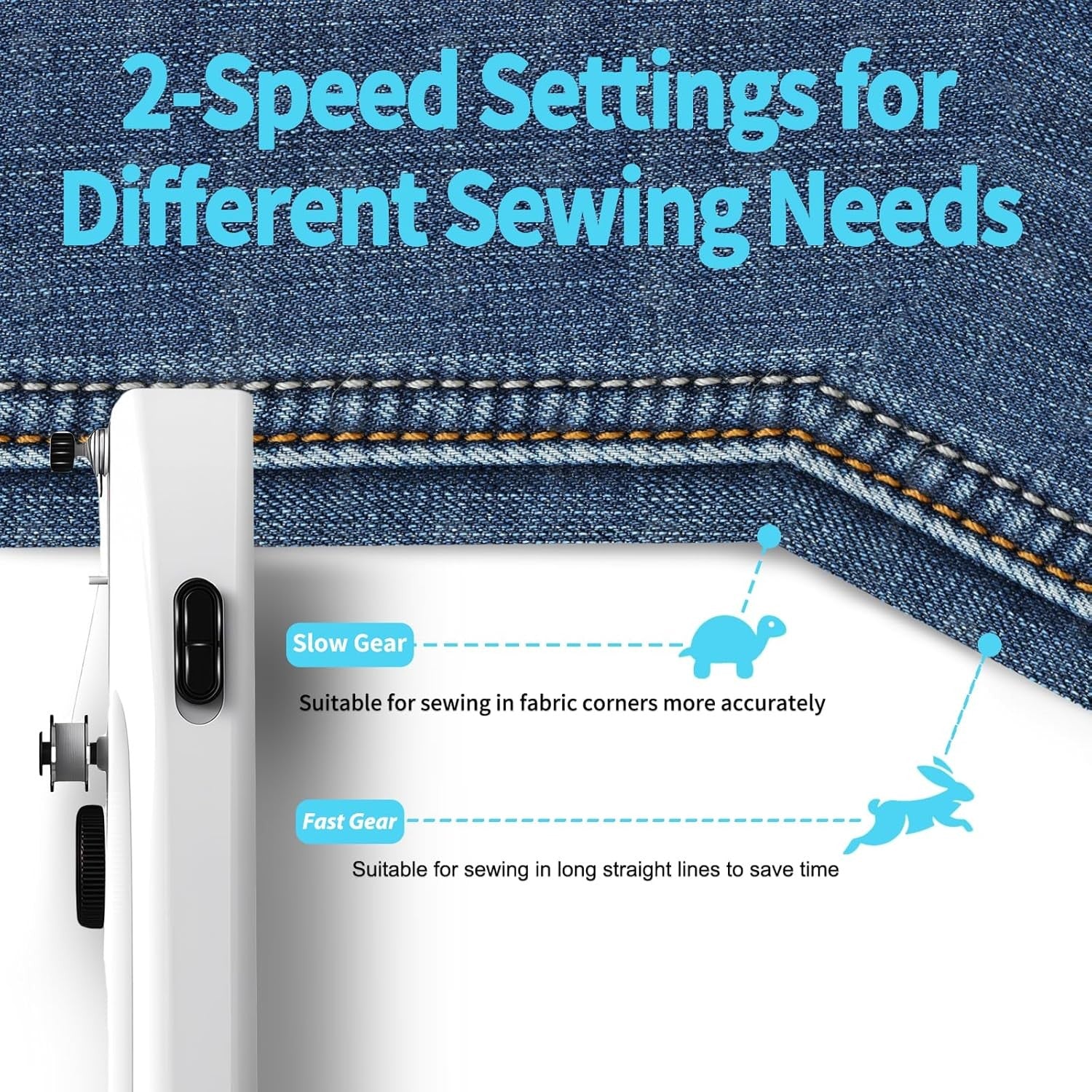 Handheld Sewing Machine Cordless Mini Portable Stitching Tool