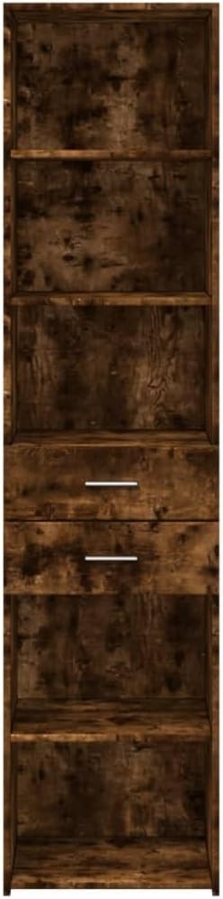 Modern Smoked Oak Storage Cabinet 45x42.5x185cm – Stylish & Durable