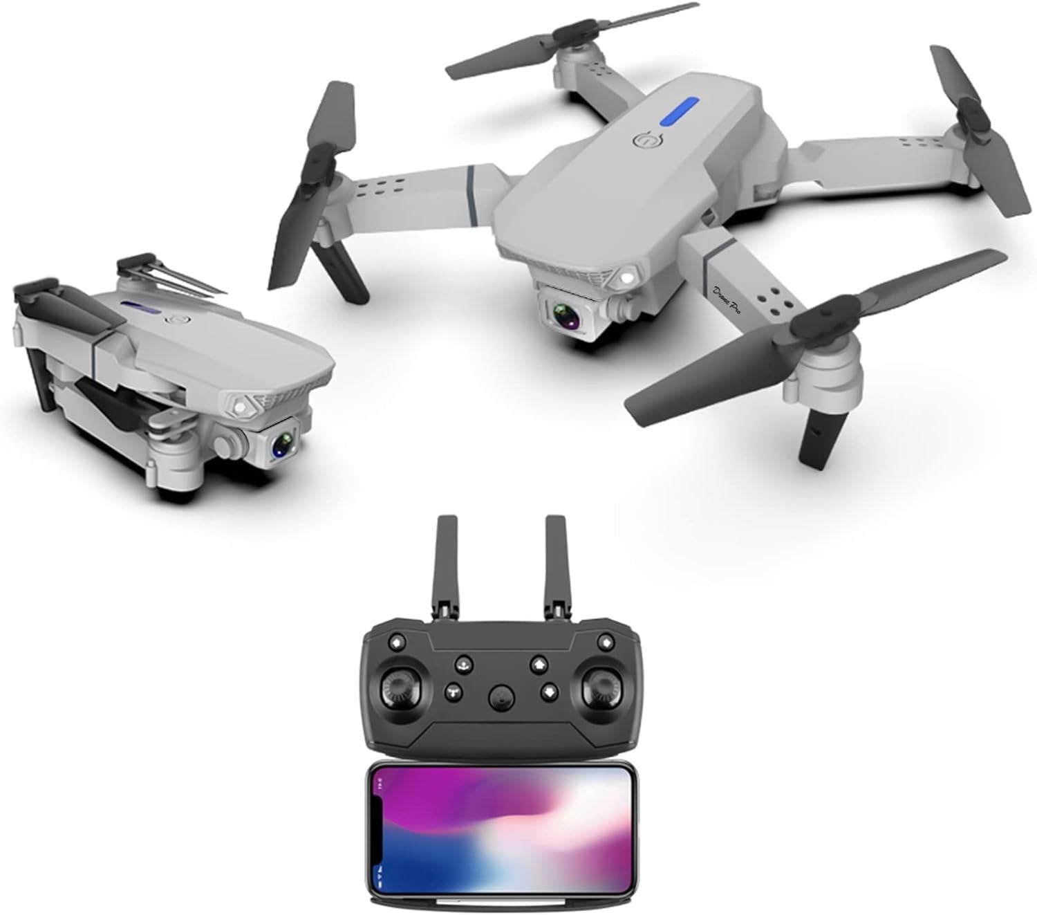 1080P Dual Camera Mini Drone w/ 360° Flip Altitude Hold Foldable FPV Quadcopter