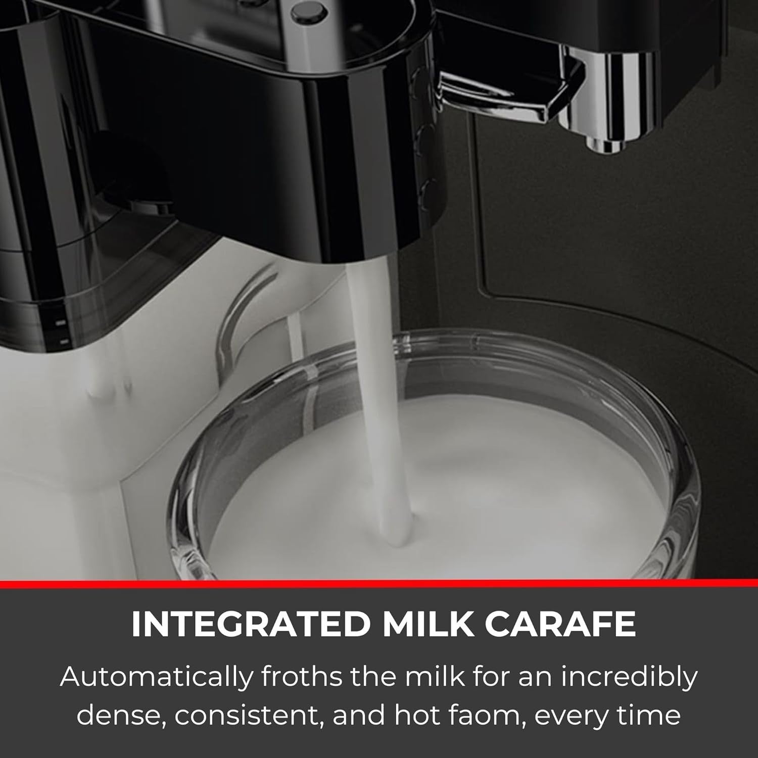 Automatic Bean-to-Cup Coffee Machine 1.7L Milk Frother 1850W Silver