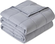 Weighted Blanket Grey 7kg 150x200cm Soft Breathable Heavy Comfort