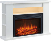 2000W Electric Fireplace Stove with Adjustable Thermostat & LED Flame Effect