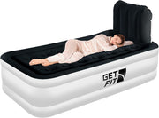 Single Air Mattress with Electric Pump & Headboard – 99x196cm Inflatable