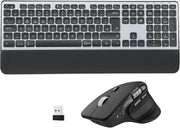 Wireless Keyboard Mouse Set Dual Bluetooth Backlit
