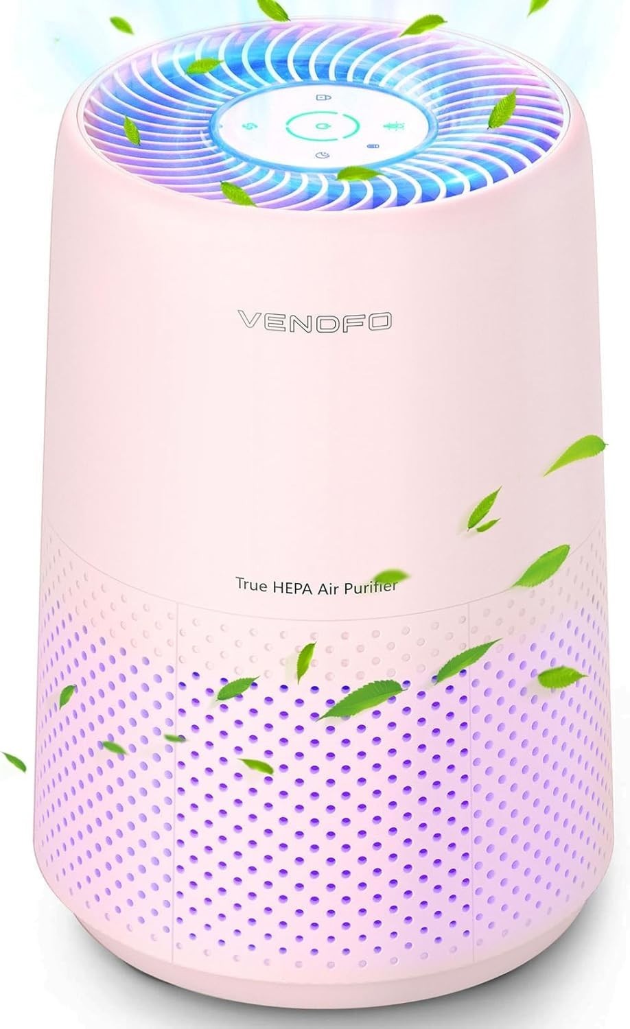H13 HEPA Air Purifier Bedroom 1074ft² Ultra Quiet 24dB Pet Home