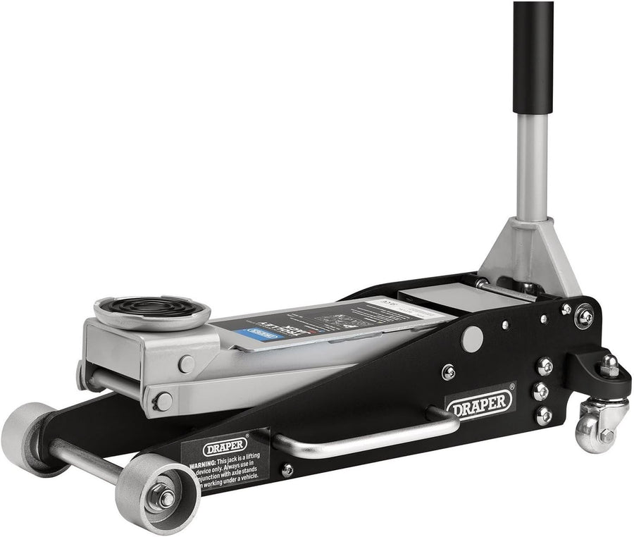 2.5 Ton Racing Trolley Jack Quick Lift Aluminium Steel Low Profile 100–465mm