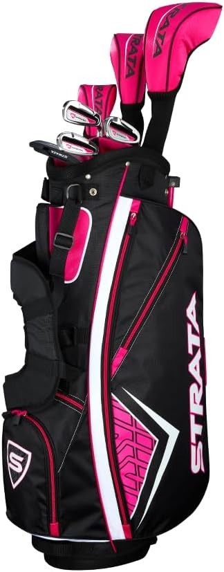 Ladies Right Hand Golf Clubs 11pc Complete Set Driver Hybrid Stand Bag