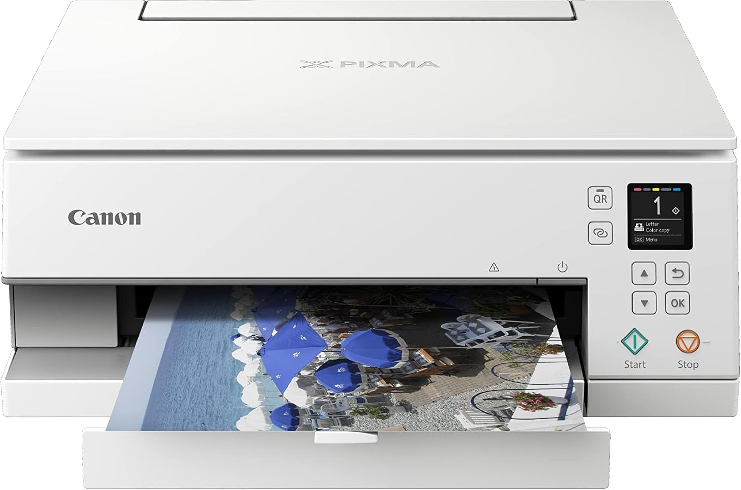 "A4 Wireless Printer | Fast Mono/Colour, Duplex, 4800dpi, White | TS6351a |